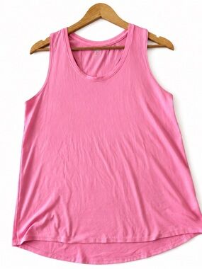 Athletic Works Pink Racerback Tank Top, Size Medium